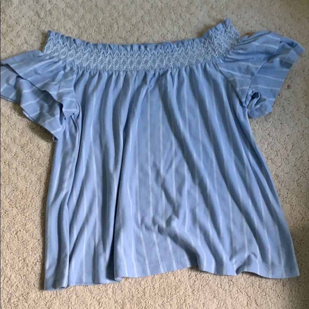 american eagle off the shoulder top